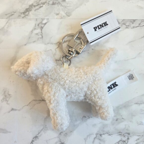 PINK DOG KEYCHAIN  By VICTORIA SECRET. - Picture 1 of 4